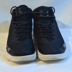 Under Armour Shoes Men Size 10.5 Steph Curry 3 Black and White Basketball Shoes